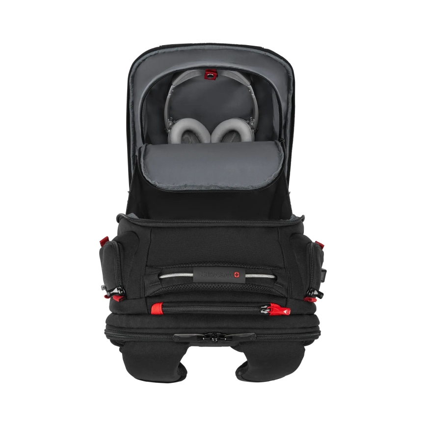 Wenger - Mochila para computador portátil 29 l 17,3'' com bolsa para tablet 12" Leitor One preto