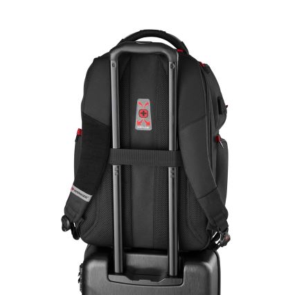 Wenger - Mochila para computador portátil 29 l 17,3'' com bolsa para tablet 12" Leitor One preto