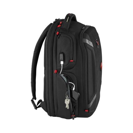 Wenger - Mochila para computador portátil 29 l 17,3'' com bolsa para tablet 12" Leitor One preto