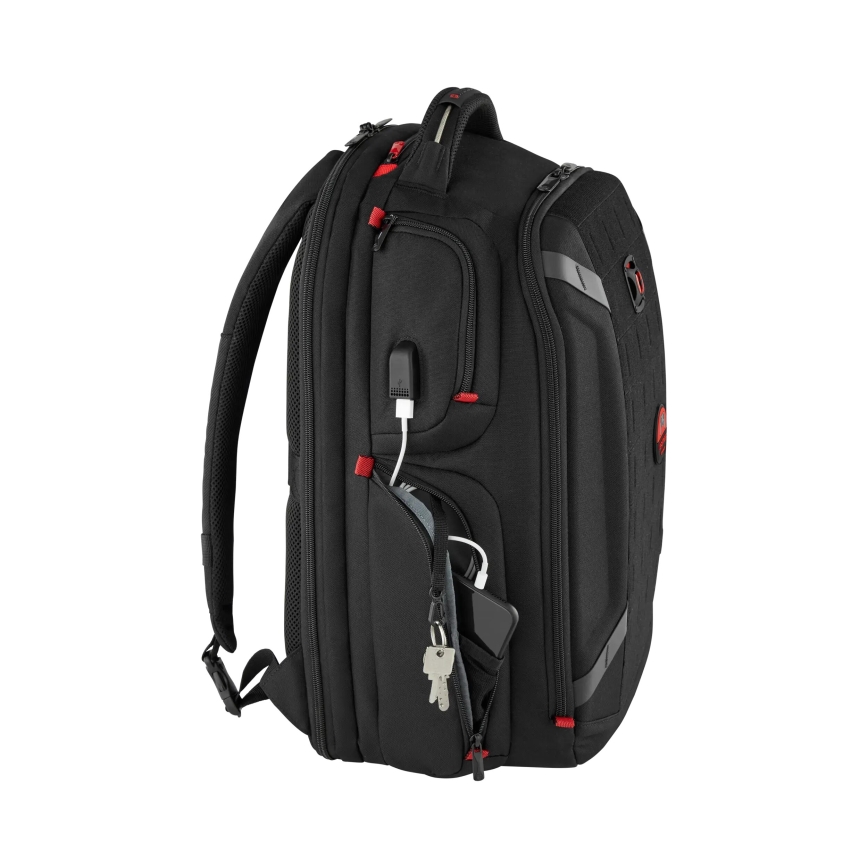 Wenger - Mochila para computador portátil 29 l 17,3'' com bolsa para tablet 12" Leitor One preto