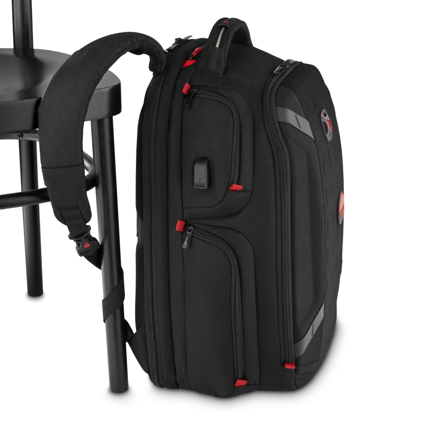 Wenger - Mochila para computador portátil 29 l 17,3'' com bolsa para tablet 12" Leitor One preto