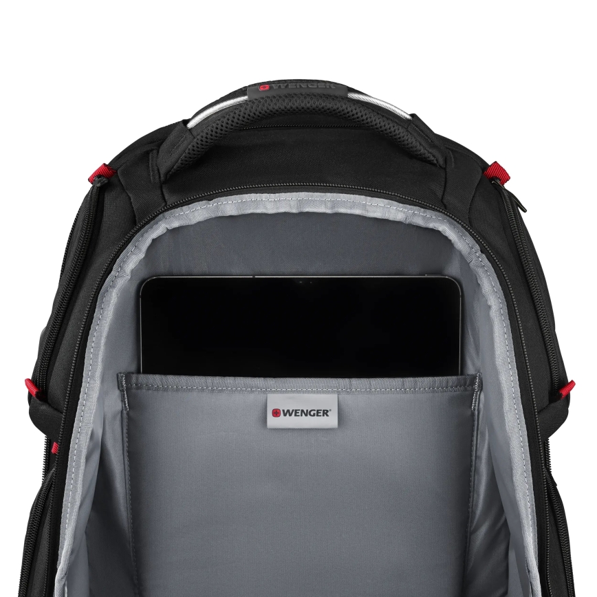 Wenger - Mochila para computador portátil 29 l 17,3'' com bolsa para tablet 12" Leitor One preto