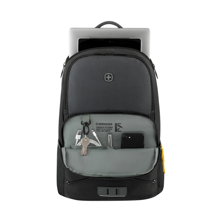 Wenger - Mochila para portátil 22 l 15,6 con bolsillo para tablet de 10 Trayl negra