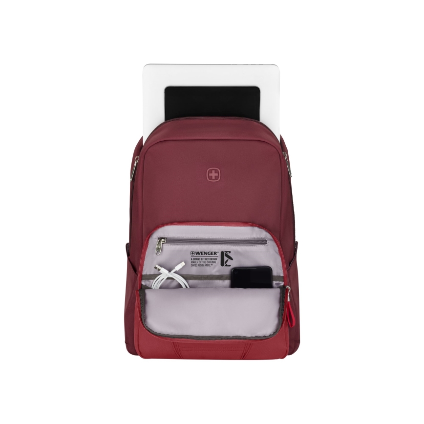 Wenger - Mochila para portátil 20 l 15,6 com bolso para tablet 10 Motion vermelha