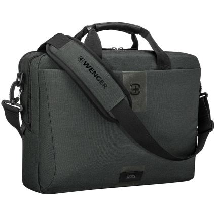 Wenger - Mala para portátil 15 l 16 com bolso para tablet 10 MX ECO Brief cinza