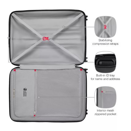 Wenger - Mala de viagem com rodas 93 l Prymo preta