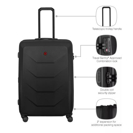 Wenger - Mala de viagem com rodas 93 l Prymo preta