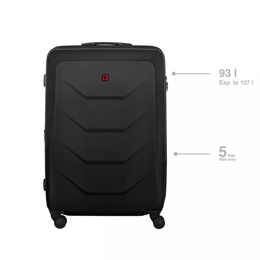 Wenger - Mala de viagem com rodas 93 l Prymo preta