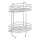 WENKO 15498100 - Prateleira de canto EXCLUSIVE 23x30,5 cm cromo brilhante