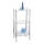 WENKO 15851100 - Estante YAGO 40x74 cm prateada/transparente