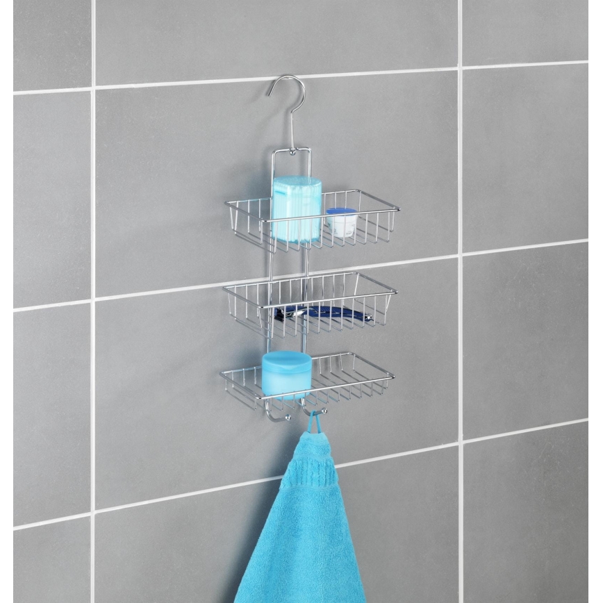 WENKO 15888100 - Prateleira NIVALA 22x50 cm cromada brilhante