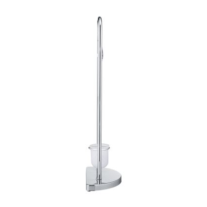 WENKO 16608100 - Escova de WC COSENZA 33x84 cm cromado brilhante/acetinado