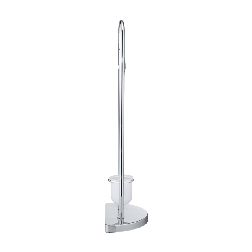 WENKO 16608100 - Escova de WC COSENZA 33x84 cm cromado brilhante/acetinado