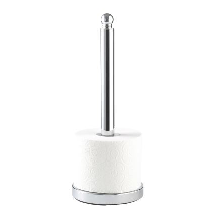 WENKO 16878100 - Suporte para papel higiénico VITERBO 14x35 cm prateado