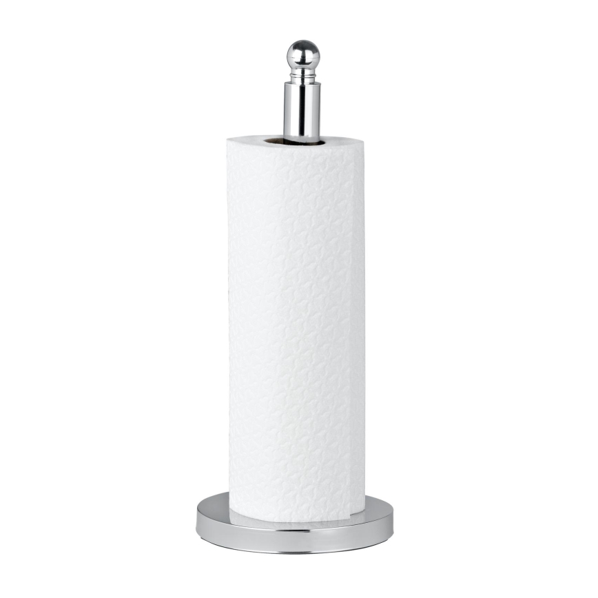 WENKO 16878100 - Suporte para papel higiénico VITERBO 14x35 cm prateado
