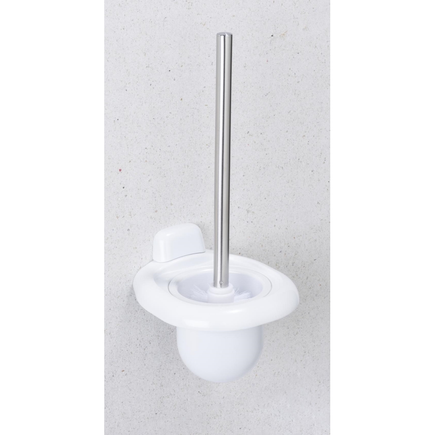 WENKO 17947100 - Escova de WC PURE 15,5x36 cm branca