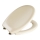 WENKO 18760100-WC Assento para sanita OTTANA 37,5x44,5 cm bege/prateado
