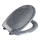 WENKO 18902100-WC assento de sanita OTTANA 44,5x37,5 cm granito/cinzento/prateado