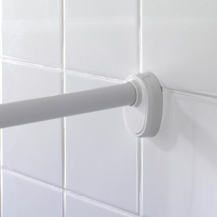 WENKO 19219100 - Barra de duche 80x90 cm branca