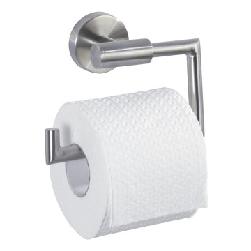 WENKO 19612100 - Suporte para papel higiénico BOSIO MATT 15x10,5 cm aço inoxidável/prateado