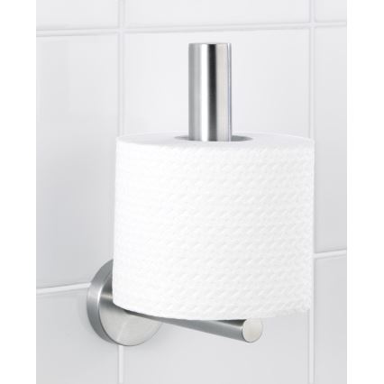 WENKO 19613100 - Suporte para papel higiénico BOSIO MATT 8x18 cm aço inoxidável/prateado
