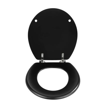 WENKO 20077100-WC assento de sanita PRIMA 37x41 cm preto/prateado