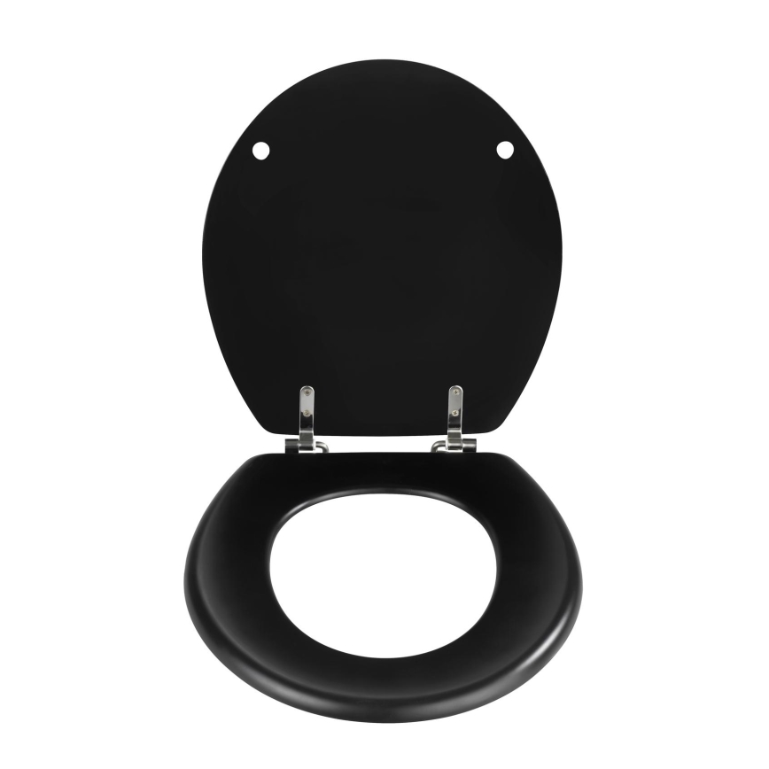 WENKO 20077100-WC assento de sanita PRIMA 37x41 cm preto/prateado