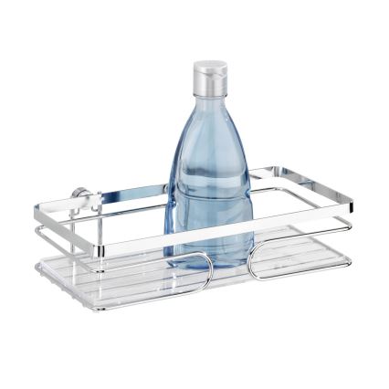 WENKO 20409100-Prateleira PREMIUM em Aço Inoxidável 24x13,5 cm inox/prateada