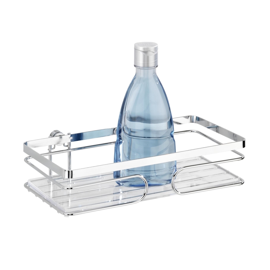 WENKO 20409100-Prateleira PREMIUM em Aço Inoxidável 24x13,5 cm inox/prateada