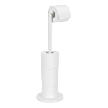 WENKO 21424100 - Porta-rolo de papel higiénico 21x55 cm branco
