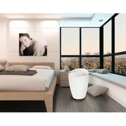 WENKO 21773100 - Banqueta CANDY 36x50,5 cm branco/preto