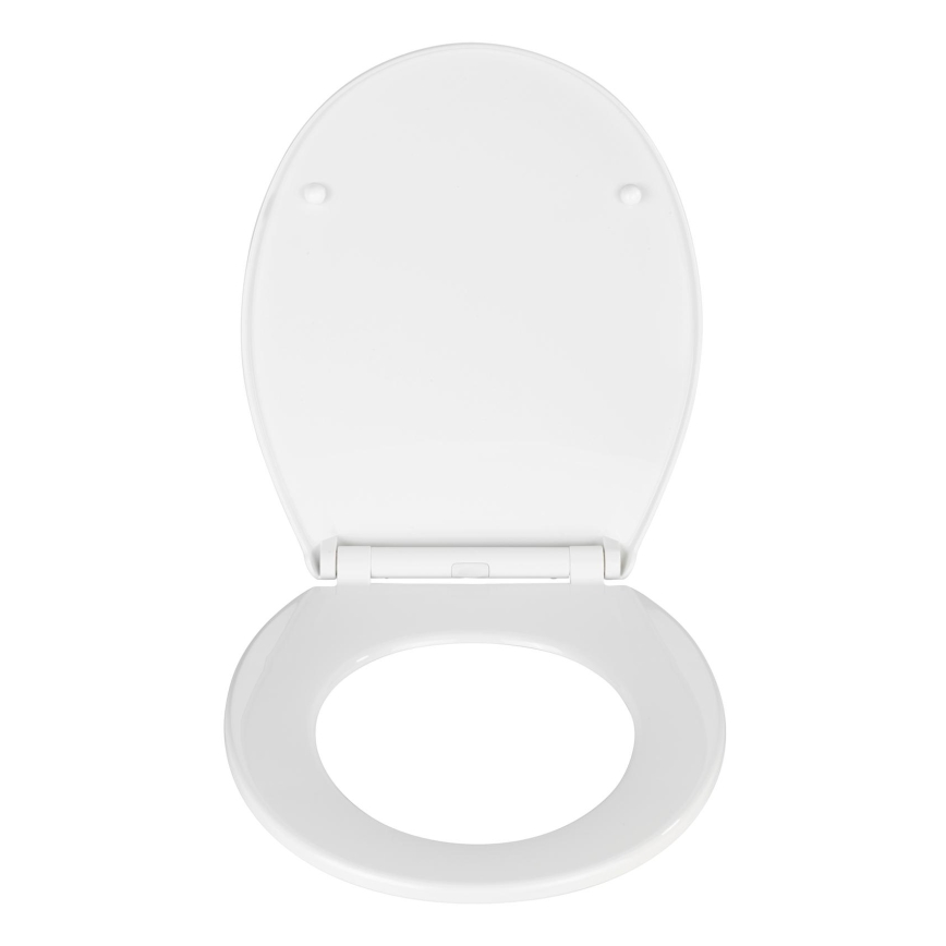 WENKO 21901100-WC assento sanitário KOS 44x37 cm branco/prateado