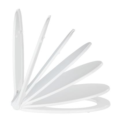 WENKO 21901100-WC assento sanitário KOS 44x37 cm branco/prateado