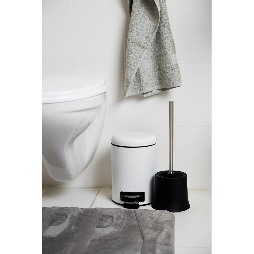 WENKO 22142800 - Cesto LEMAN 17x25 cm branco/preto