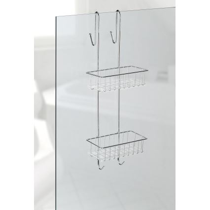 WENKO 22213100 - Suporte ALDO 24,5x70 cm inox/prateado