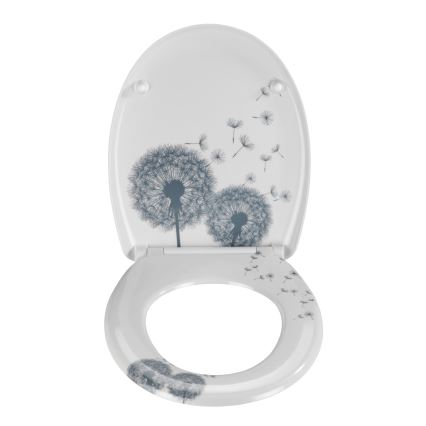WENKO 22409100-WC assento sanitário ASTERA 45x38 cm multicolorido/prateado