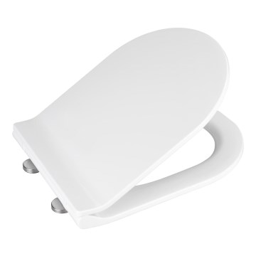 WENKO 22415100-Assento sanitário HABOS 46x36 cm branco/prateado
