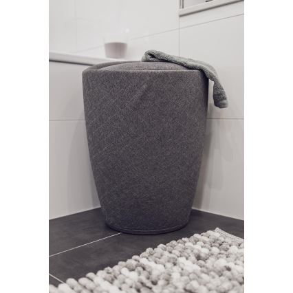 WENKO 22448100 - Banqueta CANDY 36x50,5 cm cinzenta/preta