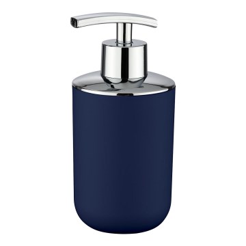 WENKO 22519100 - Dispensador de sabão BRASIL 320 ml azul/cromado brilhante