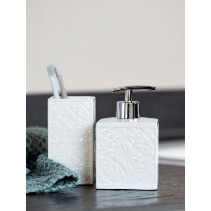 WENKO 22650100 - Dispensador de sabão CORDOBA 500 ml branco