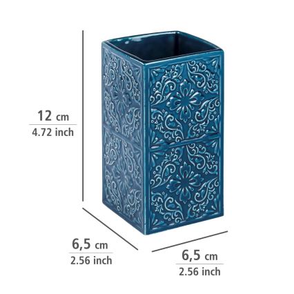 WENKO 22652100 - Copo CORDOBA 6,5x12 cm azul