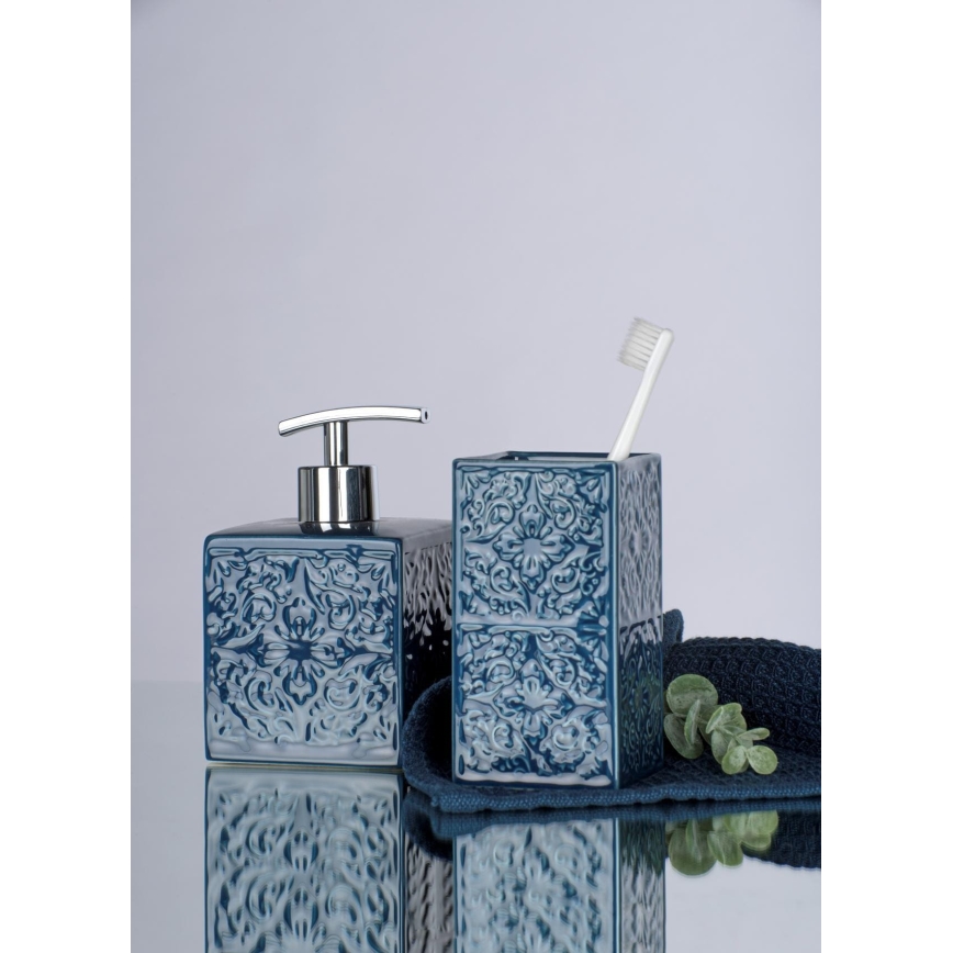 WENKO 22653100 - Dispensador de sabão CORDOBA 500 ml azul