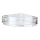 WENKO 22686100 - Prateleira de canto VACUUM-LOC QUADRO ED 28x19,5 cm prateada/transparente