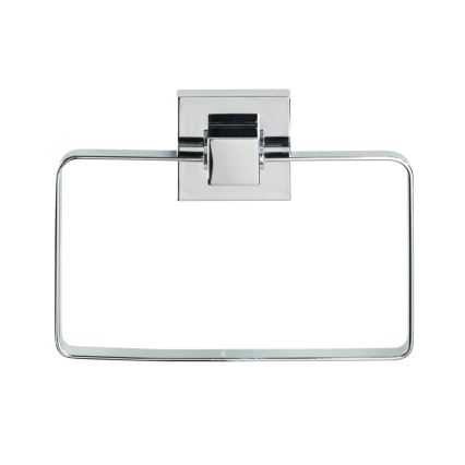 WENKO 22689100-Suporte para toalhas VACUUM-LOC QUADRO ED 18,5x14 cm prateado/cromado brilhante
