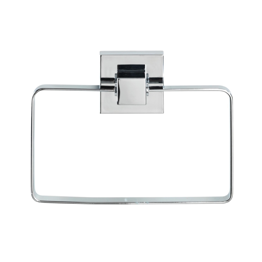 WENKO 22689100-Suporte para toalhas VACUUM-LOC QUADRO ED 18,5x14 cm prateado/cromado brilhante