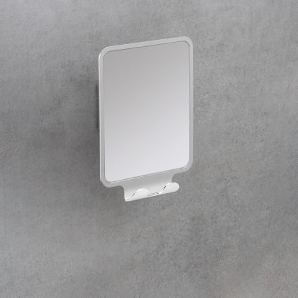 WENKO 22693100 - Espelho de maquilhagem VACUUM-LOC QUADRO ED 14x19,5 cm cromado brilhante