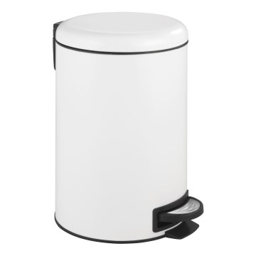 WENKO 22707100 - Cesto do lixo LEMAN 25x38 cm branco/preto