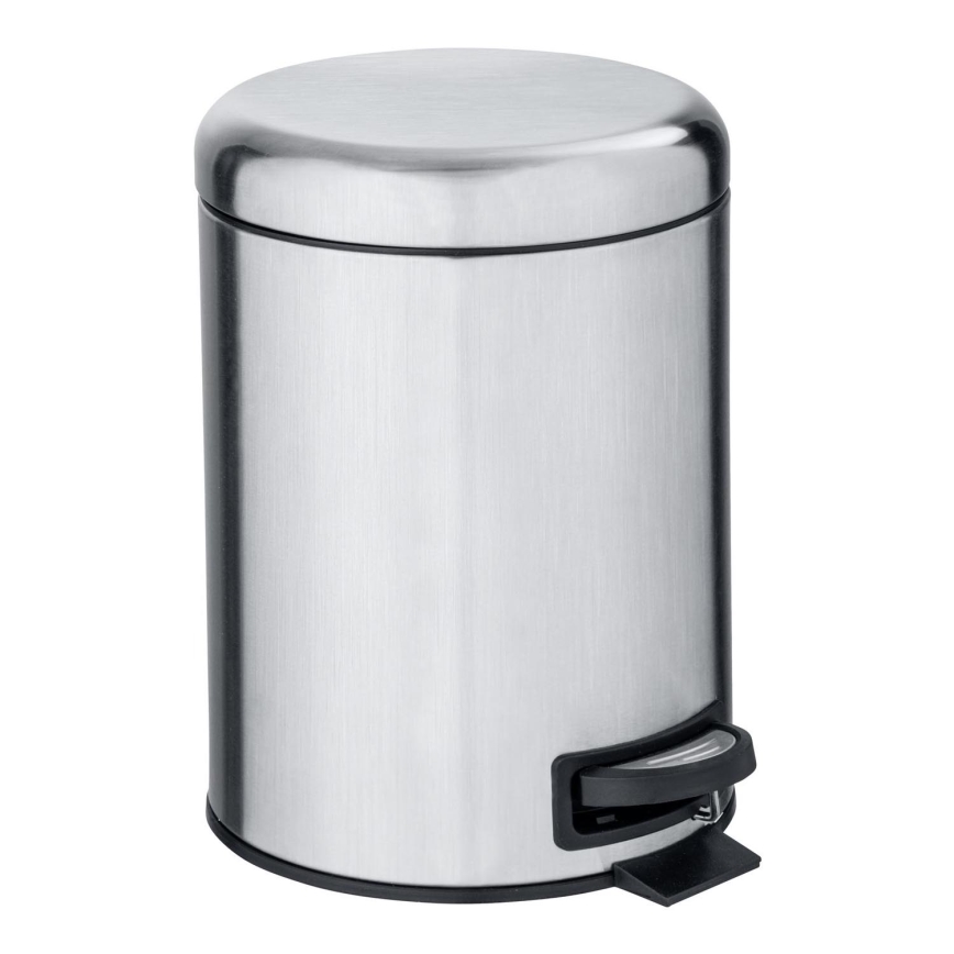 WENKO 22829100 - Cesto LEMAN 17x25 cm inox/satinado/preto