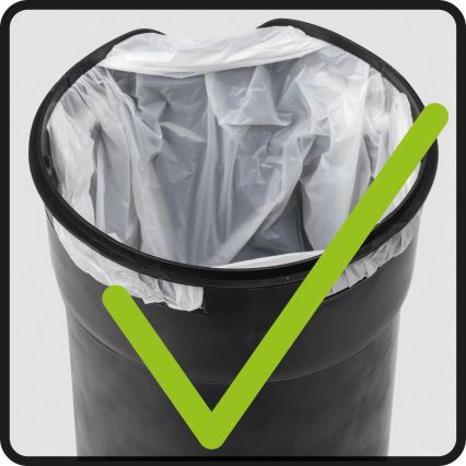 WENKO 22829100 - Cesto LEMAN 17x25 cm inox/satinado/preto