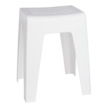 WENKO 22943100 - Banqueta KUMBA 38x47 cm branca